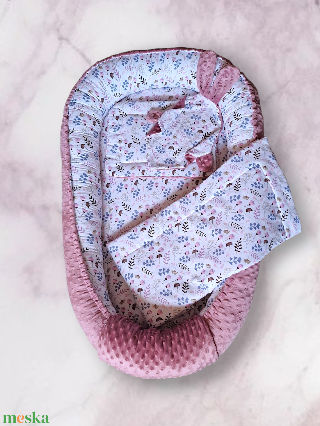 XXL babafészek szett - otthon & életmód - babaszoba, gyerekszoba - babafészek - Meska.hu