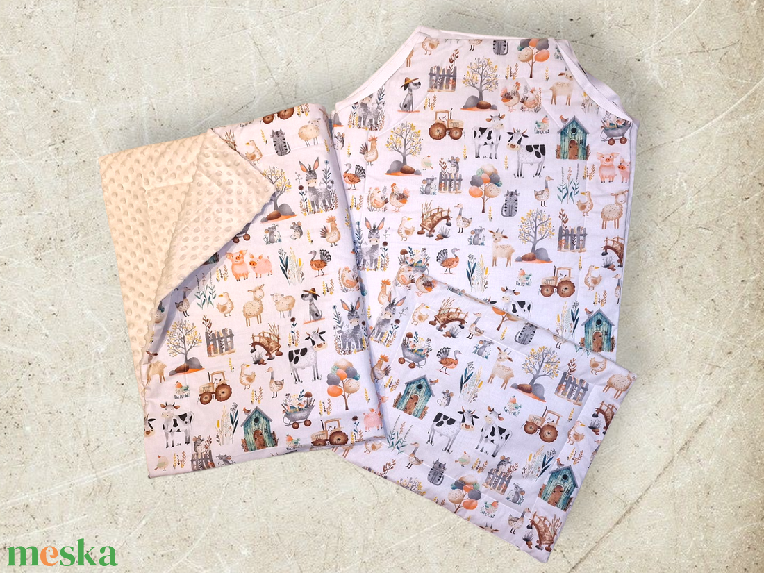 Bölcsődei, óvodai ágynemű szett - játék & sport - ovis felszerelés - ovis ágynemű - Meska.hu