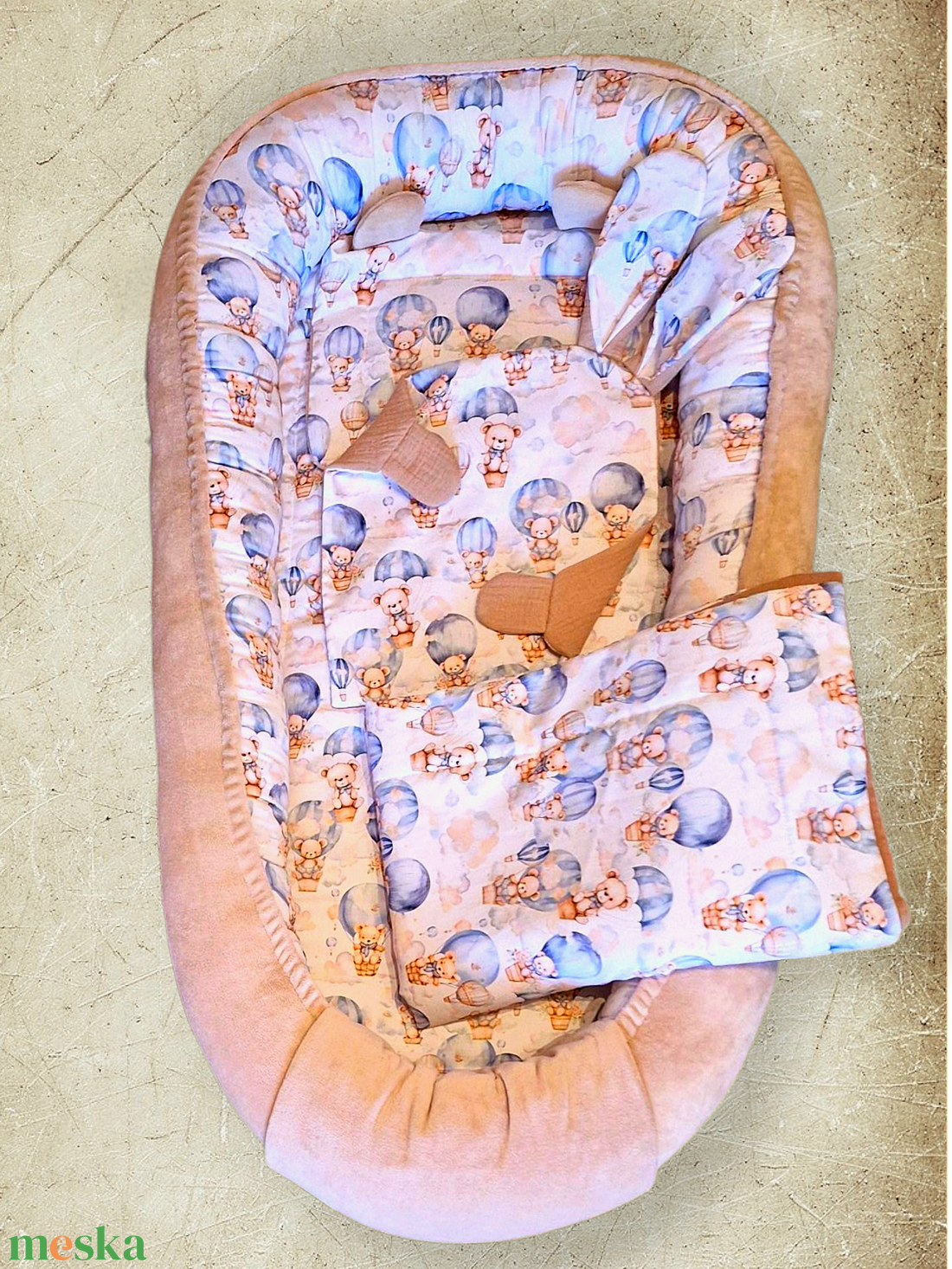 Babafészek szett - baba - mama - baba ágynemű - babafészek - Meska.hu