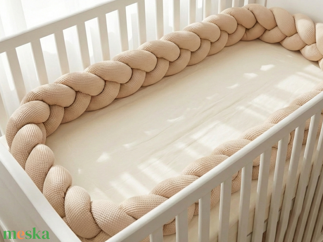 Fonott rácsvédő  - baba - mama - baba ágynemű - rácsvédő & baldachin - Meska.hu