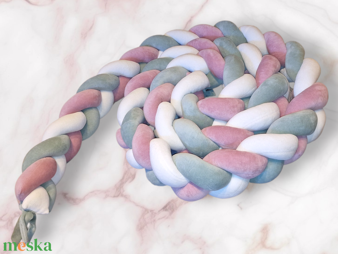 Fonott rácsvédő  - baba - mama - baba ágynemű - rácsvédő & baldachin - Meska.hu