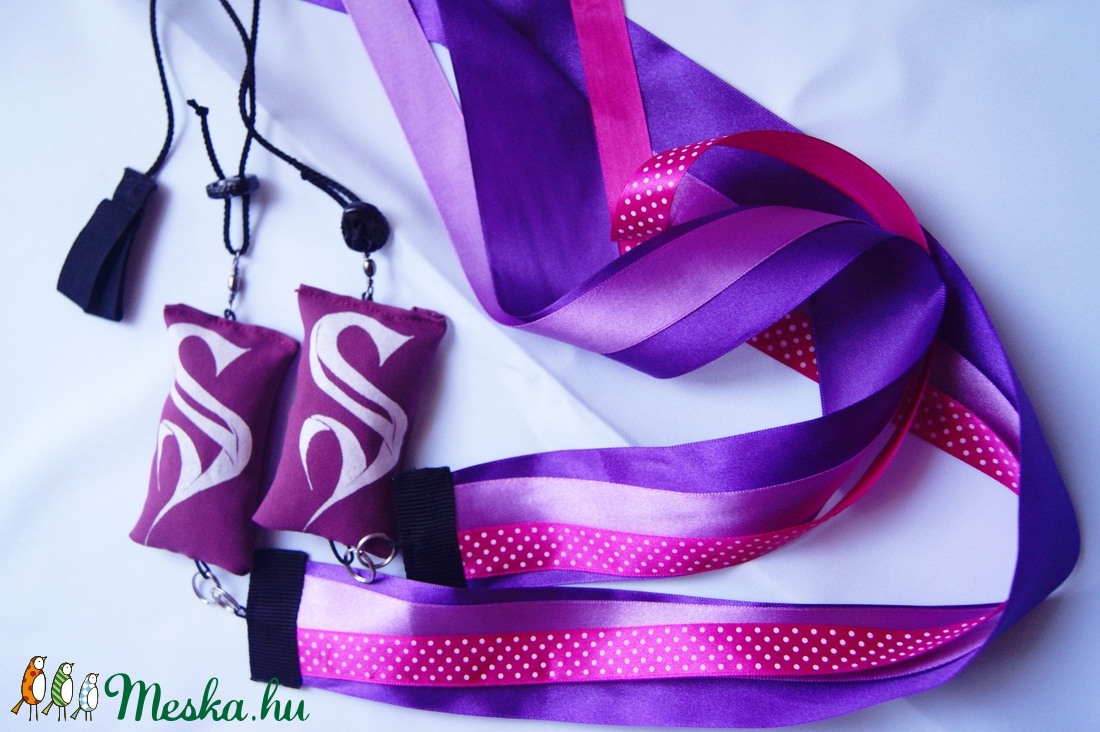 Kézműves Meteor/ Poi  közepes 4-8 éves korig cserélhető szalagos  (140cm-es magasságig) -  - Meska.hu