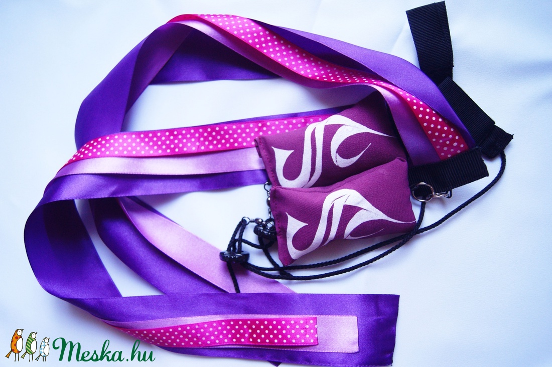 Kézműves Meteor/ Poi  közepes 4-8 éves korig cserélhető szalagos  (140cm-es magasságig) -  - Meska.hu