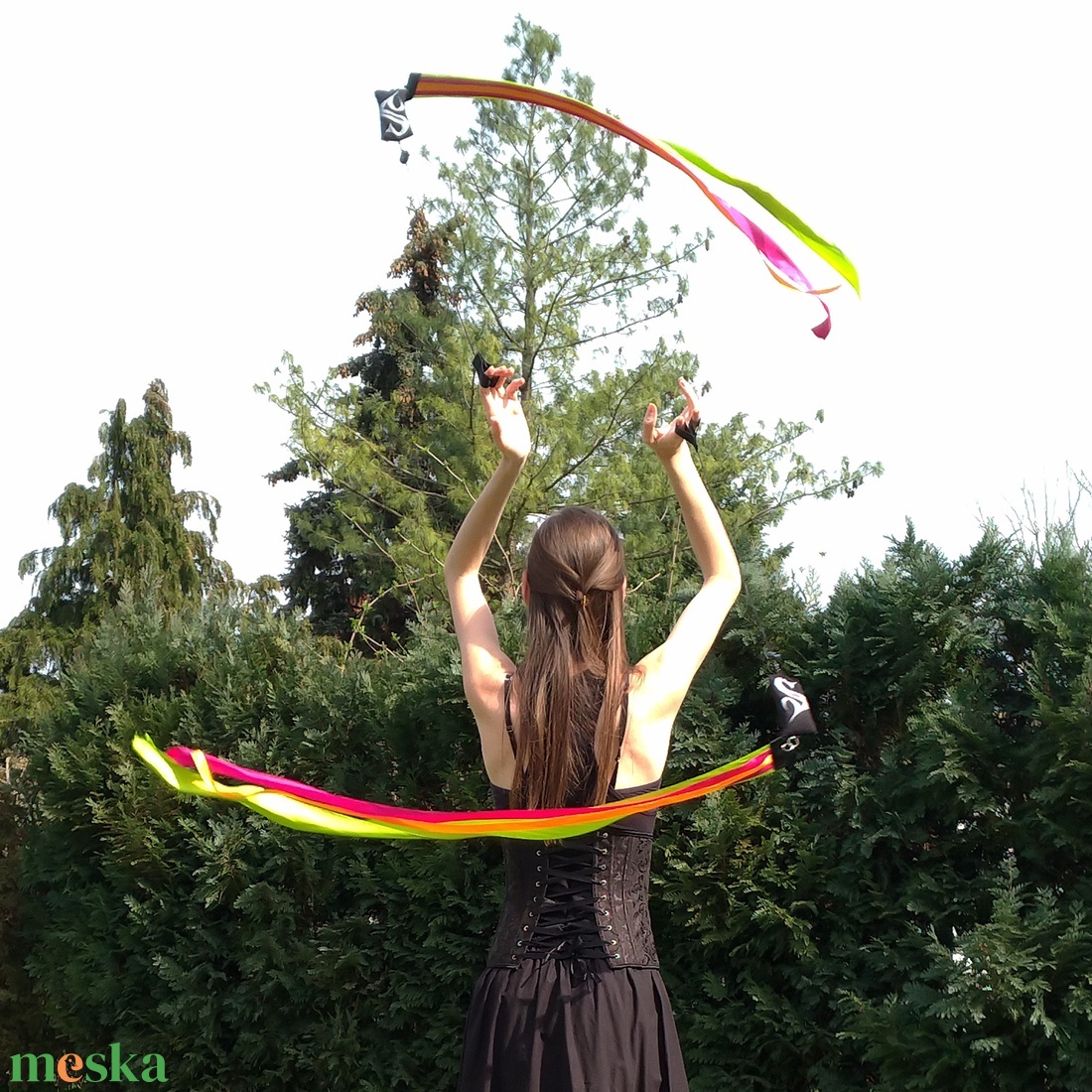 Kézműves Meteor/ Poi cserélhető szalagos (150cm-es magasságtól) - játék & sport - készségfejlesztő és logikai játék - montessori szivárvány, waldorf játékok - Meska.hu Kézműves Meteor/ Poi cserélhető szalagos (150cm-es magasságtól) - játék & sport - készségfejlesztő és logikai játék - montessori szivárvány, waldorf játékok - Meska.hu