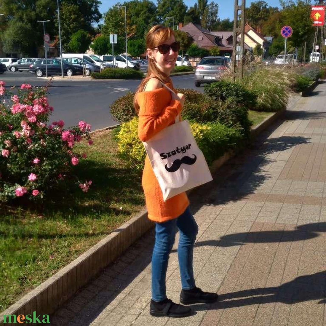 Szatyor hosszú fülű vászontáska 38X42cm - táska & tok - bevásárlás & shopper táska - shopper, textiltáska, szatyor - Meska.hu Szatyor hosszú fülű vászontáska 38X42cm - táska & tok - bevásárlás & shopper táska - shopper, textiltáska, szatyor - Meska.hu