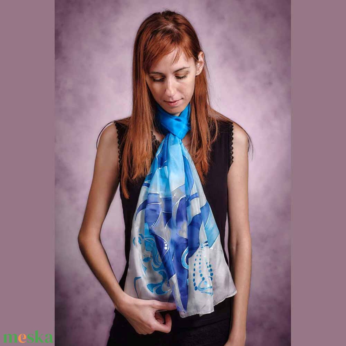 Mérleg csillagjegy hosszú selyemsál 180X45cm - ruha & divat - sál, sapka, kendő - sál - Meska.hu Mérleg csillagjegy hosszú selyemsál 180X45cm - ruha & divat - sál, sapka, kendő - sál - Meska.hu