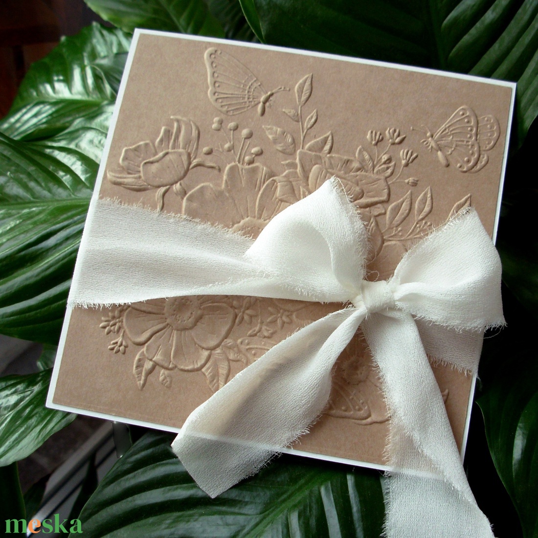 3D domborított esküvői meghívó - esküvő - meghívó & kártya - meghívó - Meska.hu