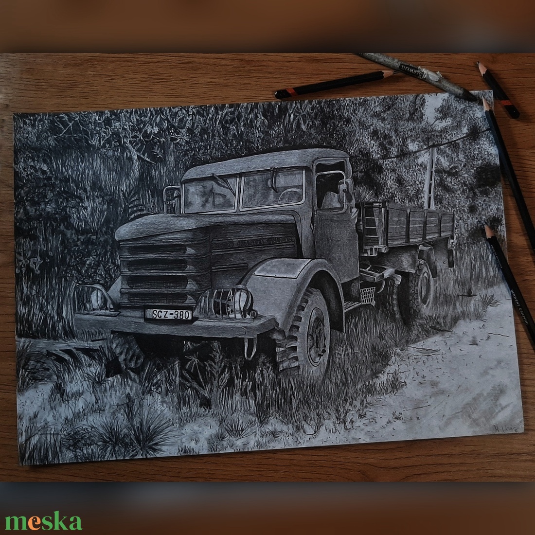 Jármű szén és grafit rajz háttér nélkül (háttérrel kérj árajánlatot!) - művészet - grafika & illusztráció - ceruzarajz - Meska.hu
