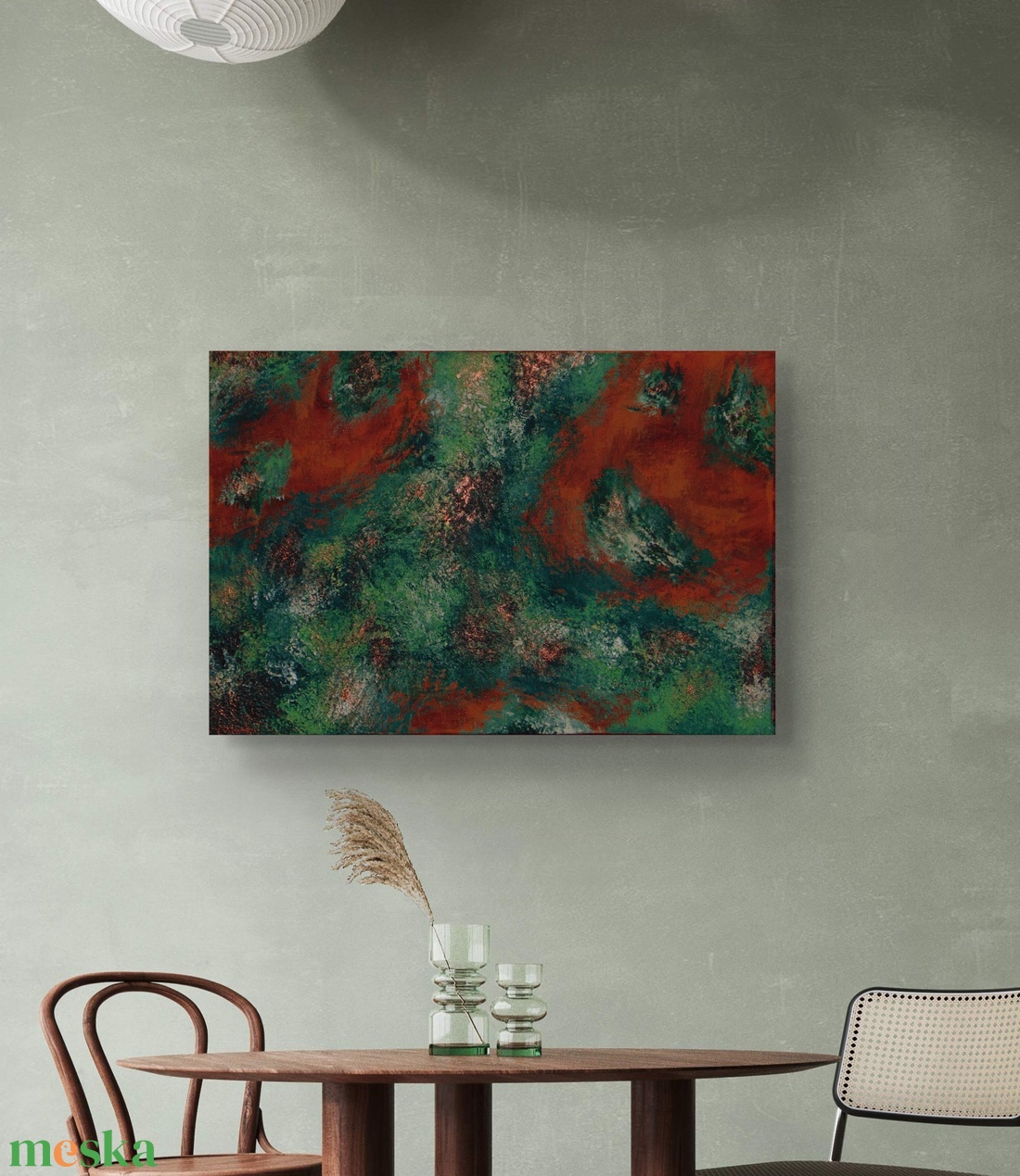 Texturált absztrakt festmény, réz részletekkel, 40x60cm - művészet - festmény - akril - Meska.hu Texturált absztrakt festmény, réz részletekkel, 40x60cm - művészet - festmény - akril - Meska.hu