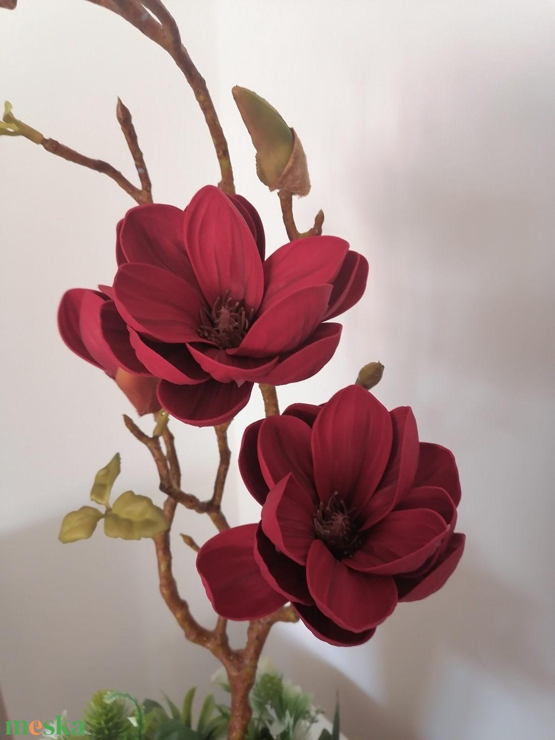 Mangólia - otthon & életmód - virágdekoráció - virágdíszek - virágdísz kaspóban - Meska.hu