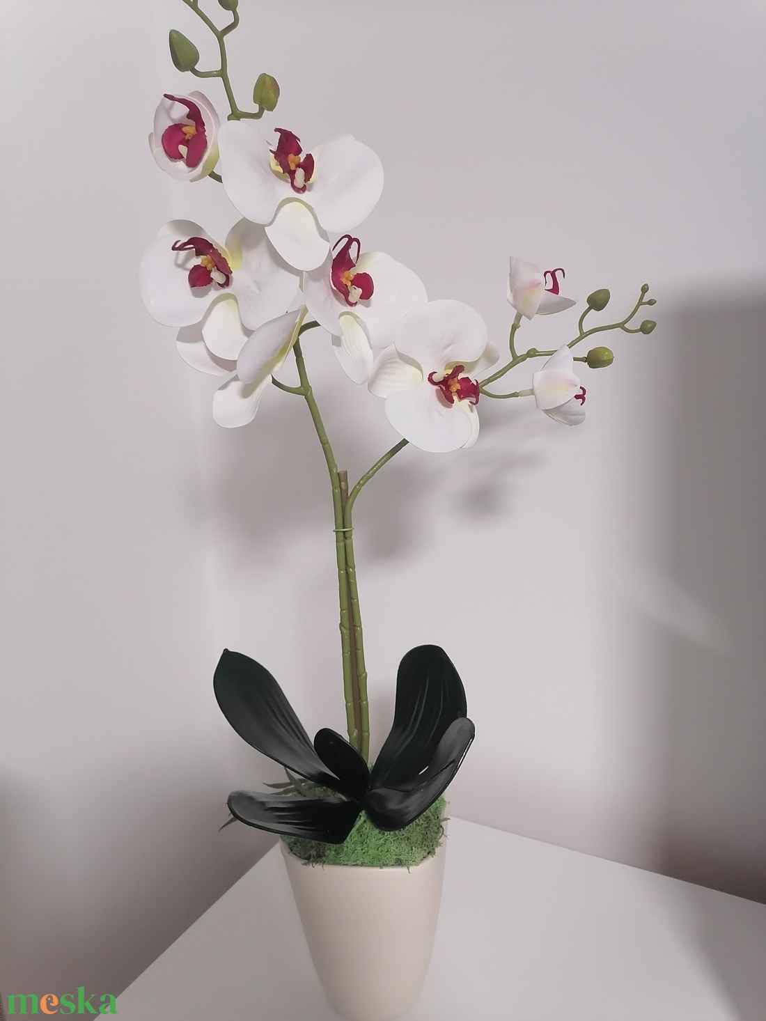 Orchidea - otthon & életmód - virágdekoráció - virágdíszek - virágdísz kaspóban - Meska.hu