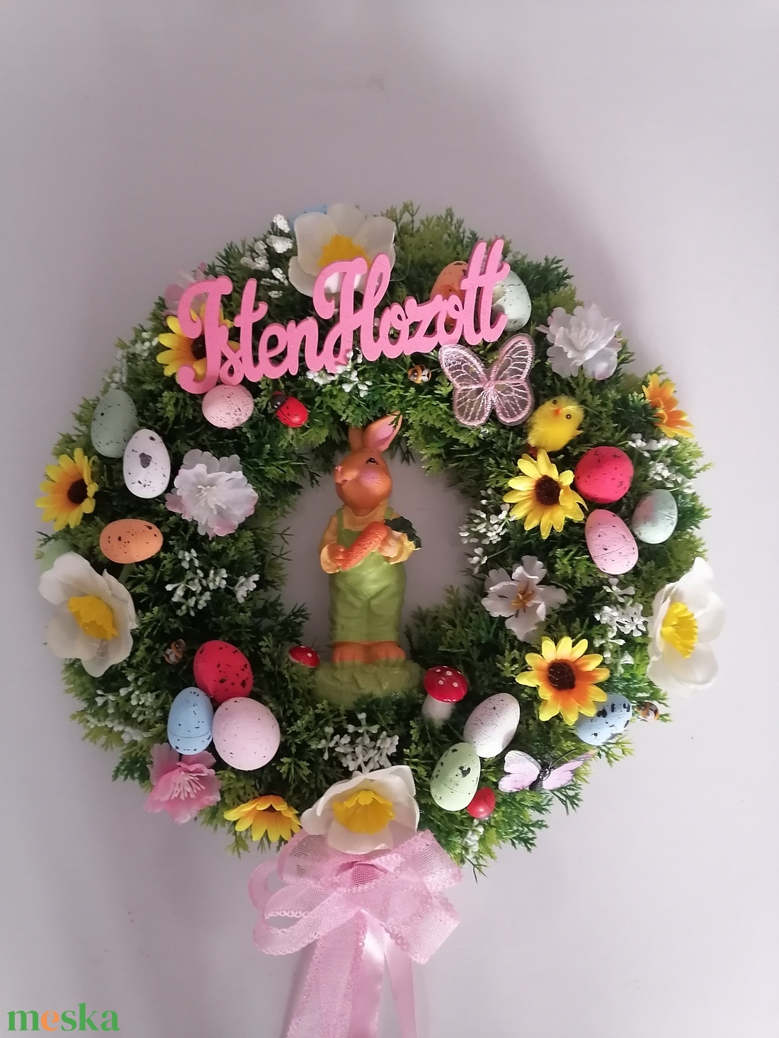 Húsvéti kopogtató - ünnepi díszek, dekorációk - húsvéti díszek és dekorációk - húsvéti ajtódísz, kopogtató - Meska.hu