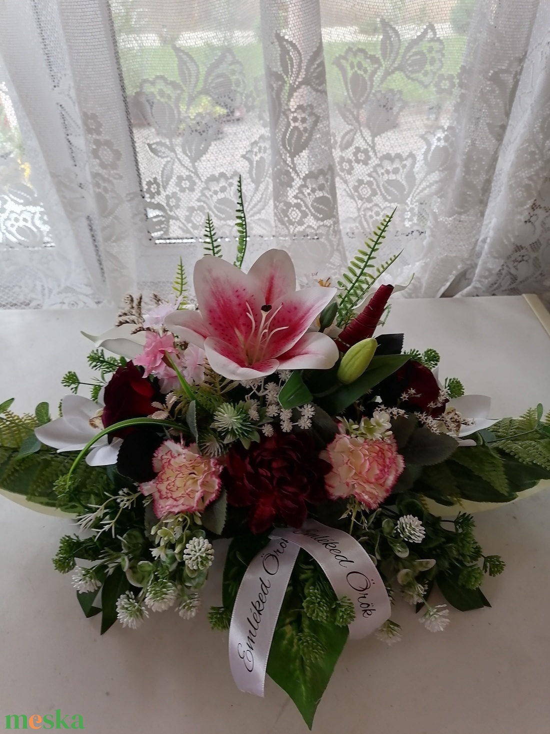 Sírdísz - otthon & életmód - vallás - temetkezési tárgy - sírdísz, kegyeleti dísz - Meska.hu