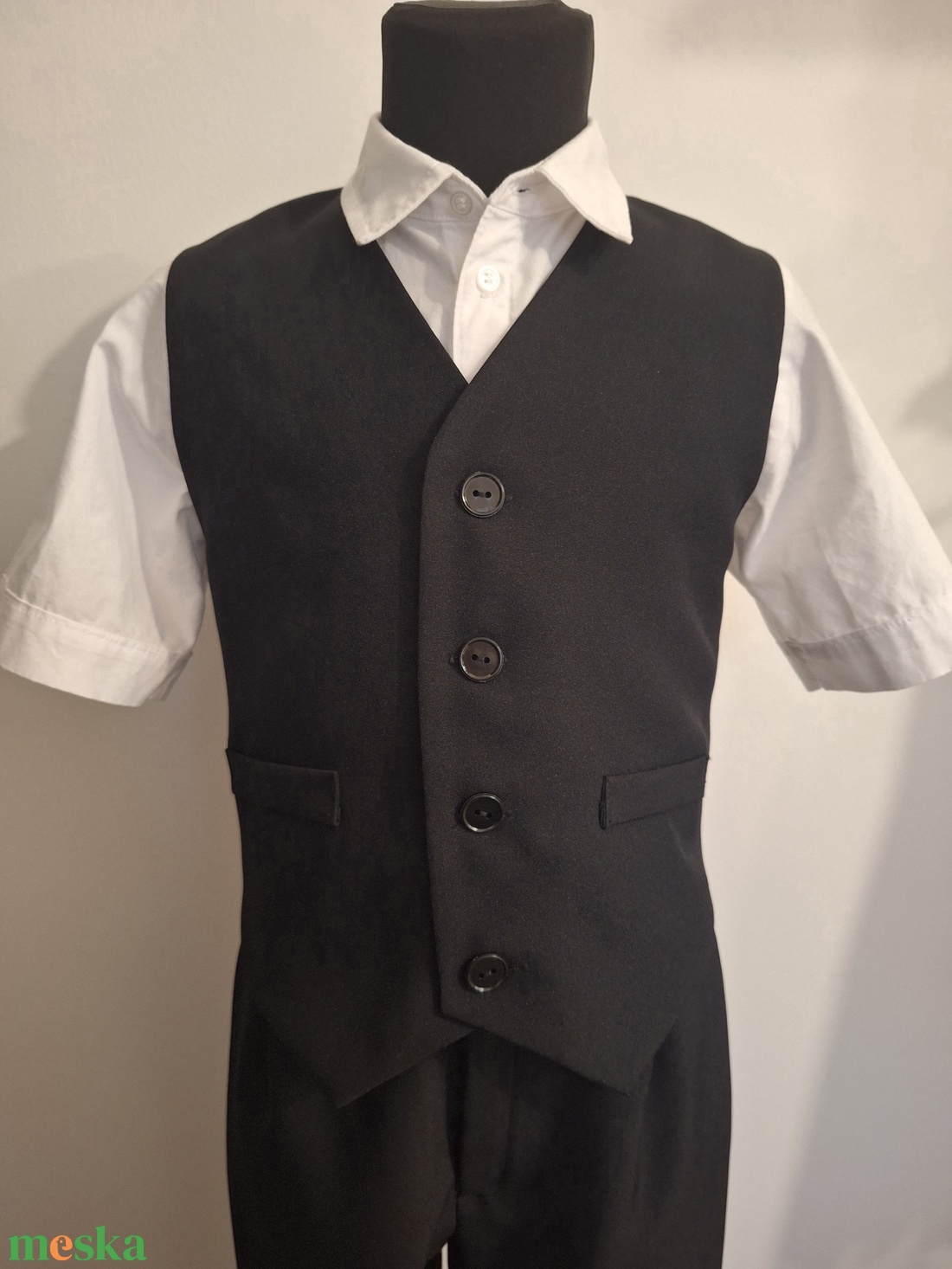 Szövet mellény - ruha & divat - gyerekruha - gyerek mellény - Meska.hu