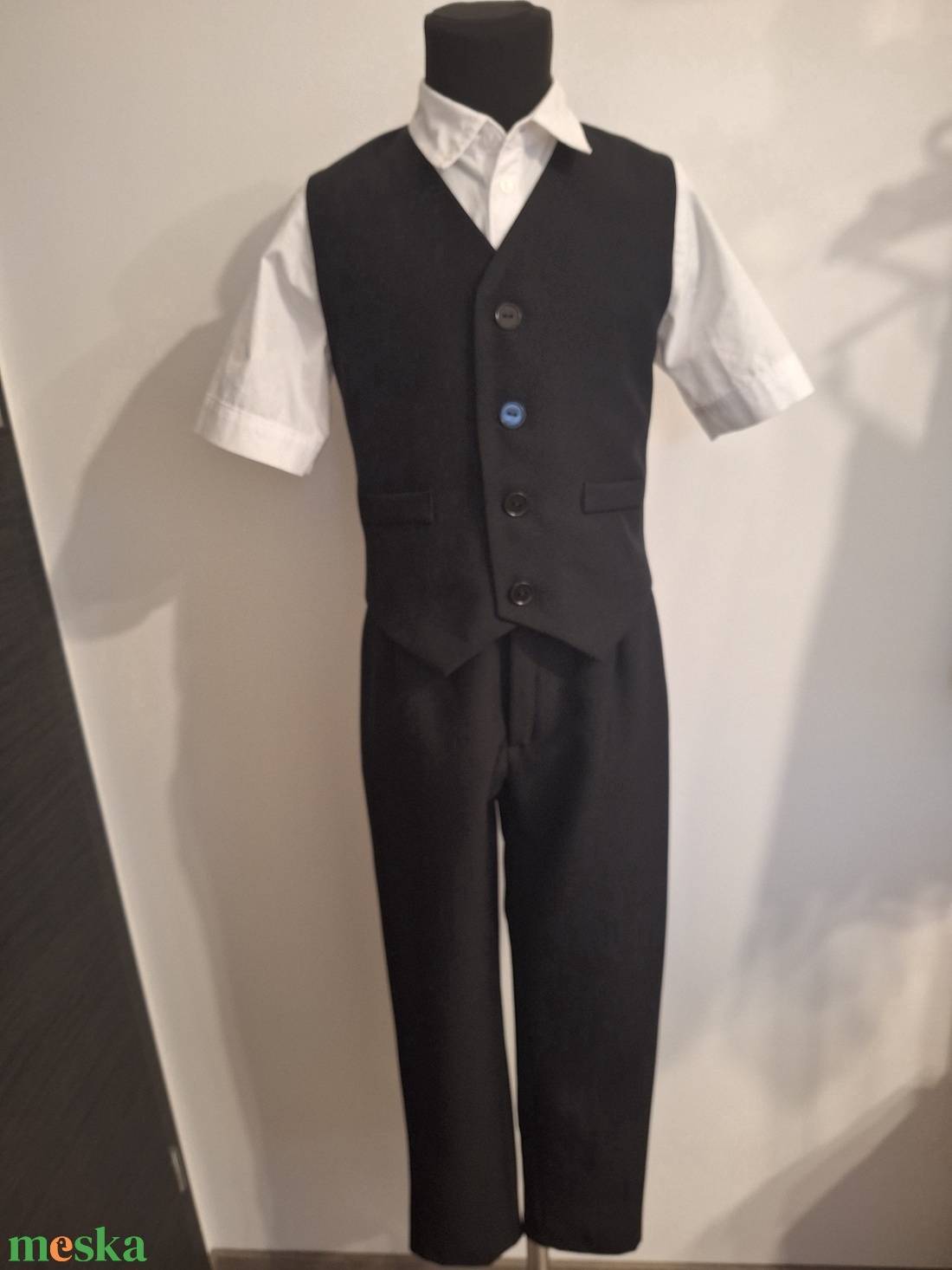 Szövet mellény - ruha & divat - gyerekruha - gyerek mellény - Meska.hu