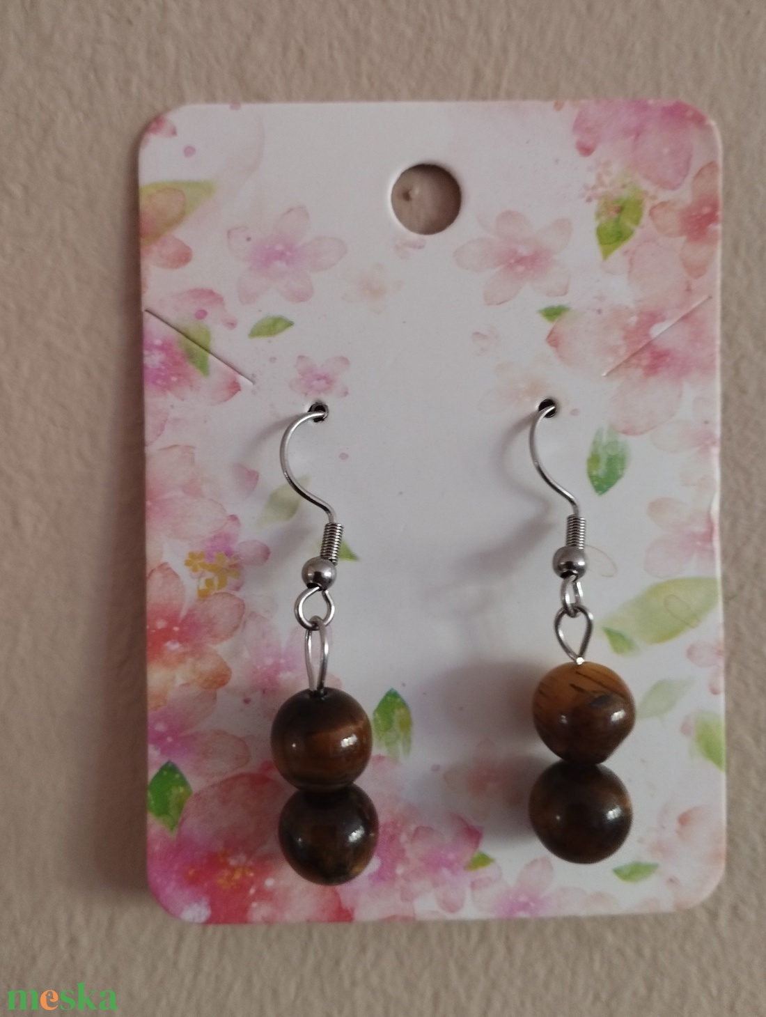 Tigris szem szett. - ékszer - ékszerszett - Meska.hu