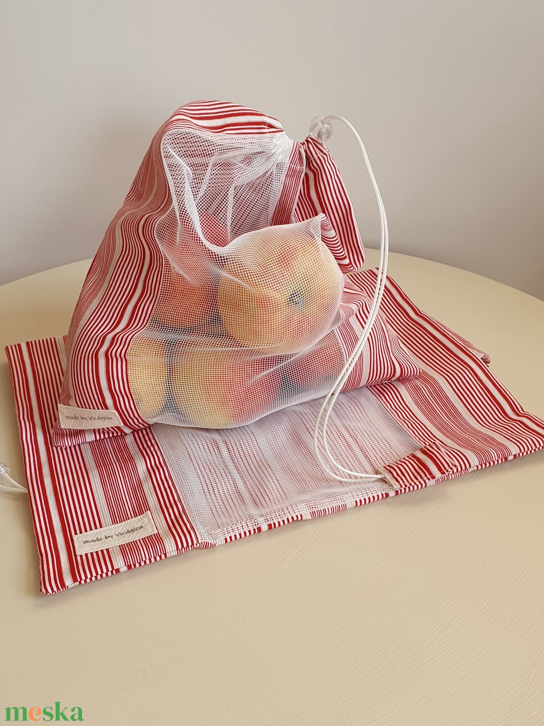 Piros csíkos textil zsák szett (2db) - táska & tok - bevásárlás & shopper táska - zöldség/gyümölcs zsák - Meska.hu Piros csíkos textil zsák szett (2db) - táska & tok - bevásárlás & shopper táska - zöldség/gyümölcs zsák - Meska.hu