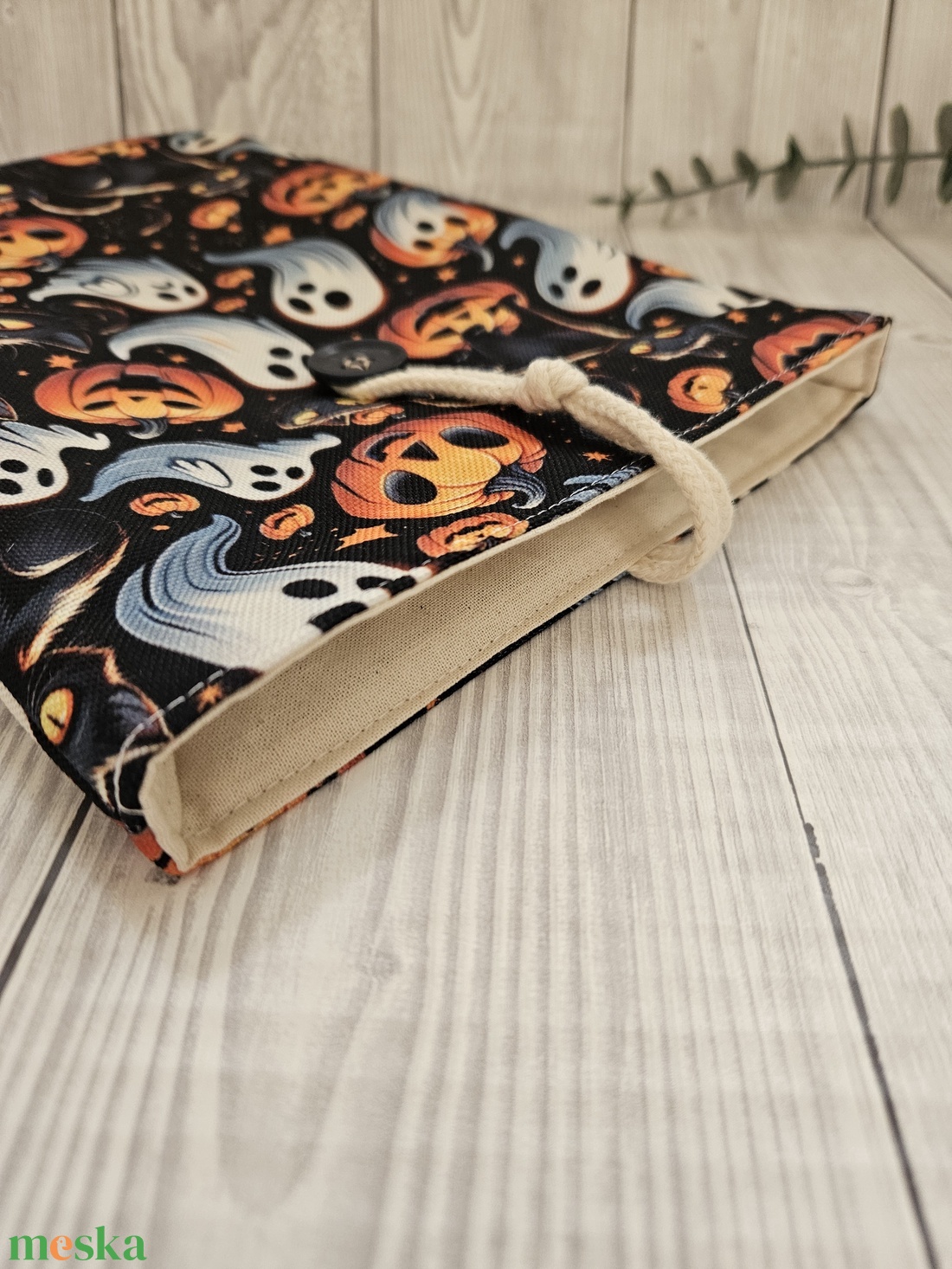 Halloween mintás könyvtok - könyv & zene - könyvtok - Meska.hu