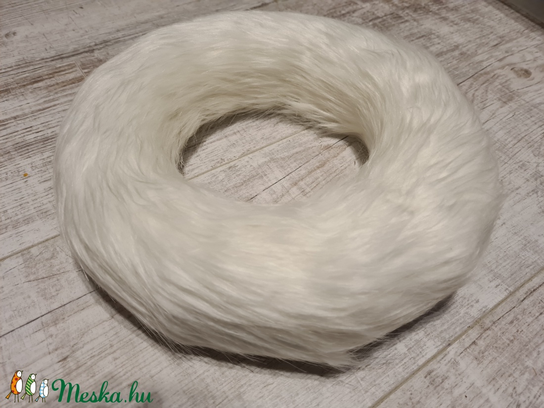 Műszőrme koszorú alap - karácsony - Meska.hu