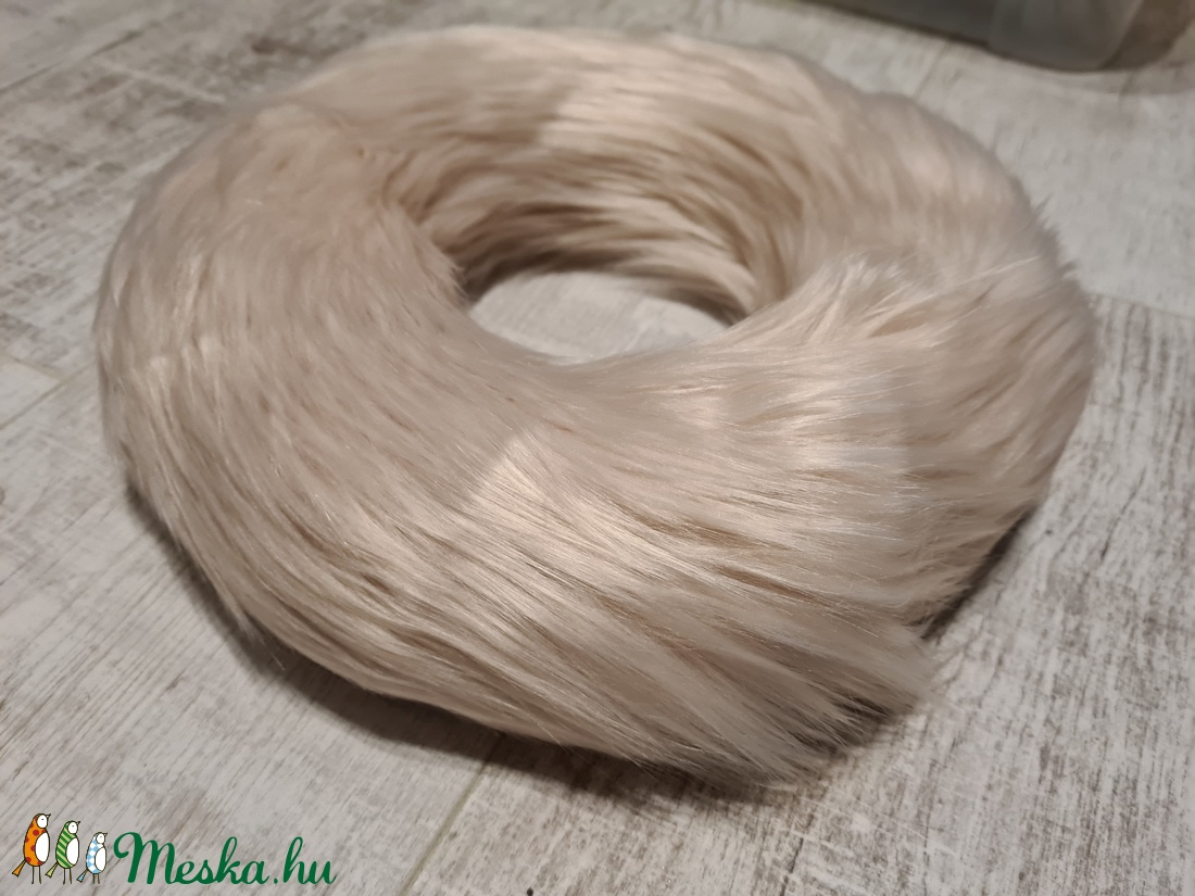 Műszőrme koszorú alap - karácsony - Meska.hu