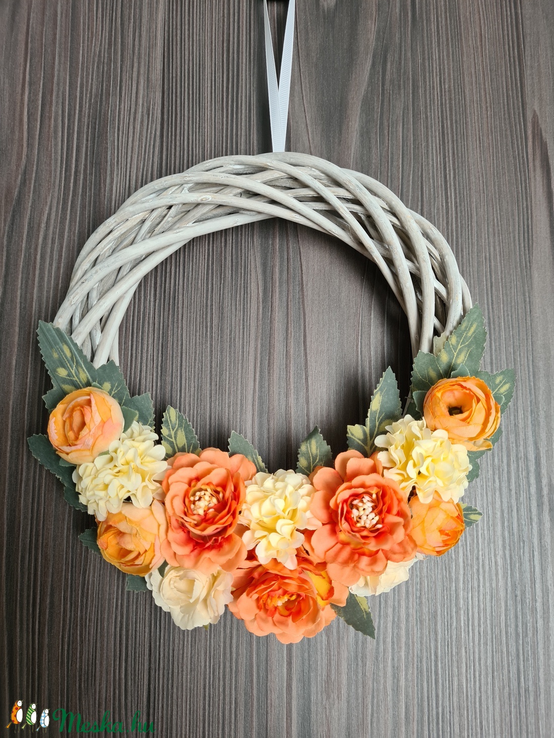 Kopogtató szürke vessző alapon - otthon & életmód - dekoráció - Meska.hu