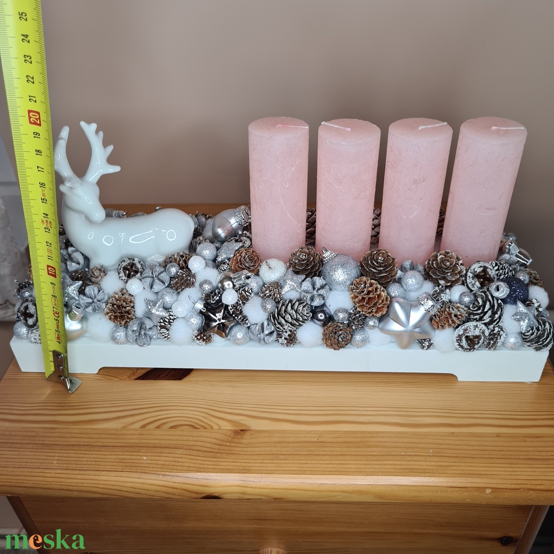 Karácsonyi asztaldísz - otthon & életmód - dekoráció - ajtó- és ablak dekoráció - ajtódísz & kopogtató - Meska.hu