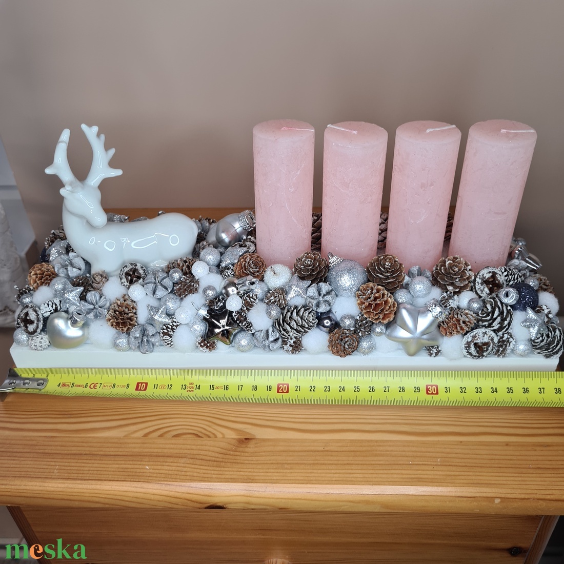 Karácsonyi asztaldísz - otthon & életmód - dekoráció - ajtó- és ablak dekoráció - ajtódísz & kopogtató - Meska.hu