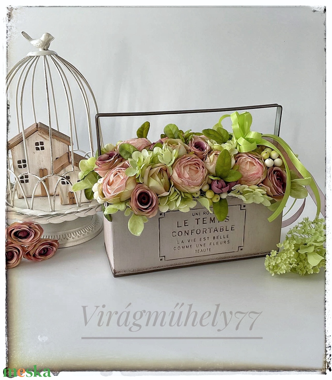 Vintage hangulatú anyáknapi ajándék - otthon & életmód - dekoráció - Meska.hu