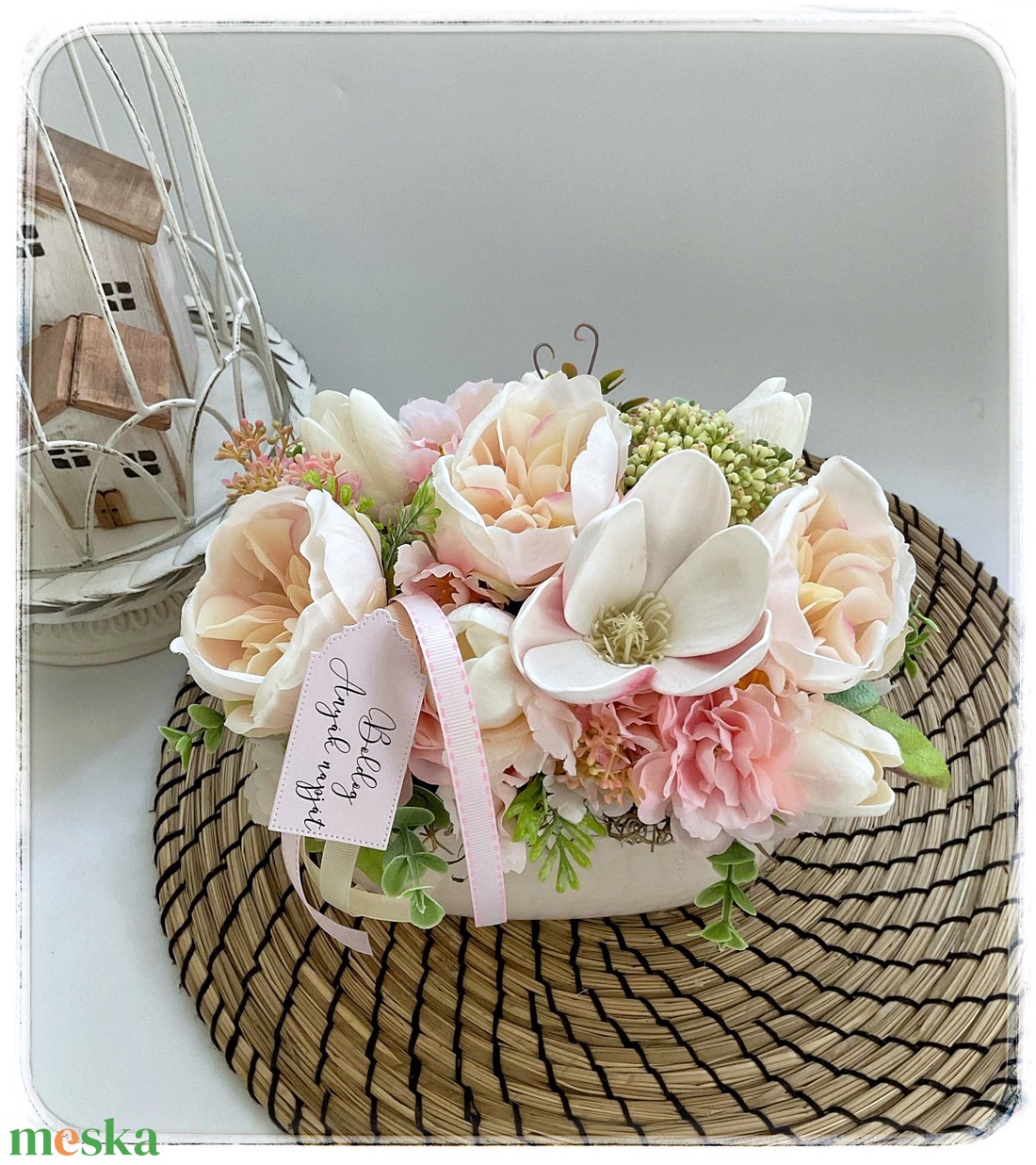 Anyák napi virágbox  - otthon & életmód - dekoráció - virágdísz és tartó - virágbox, virágdoboz - Meska.hu