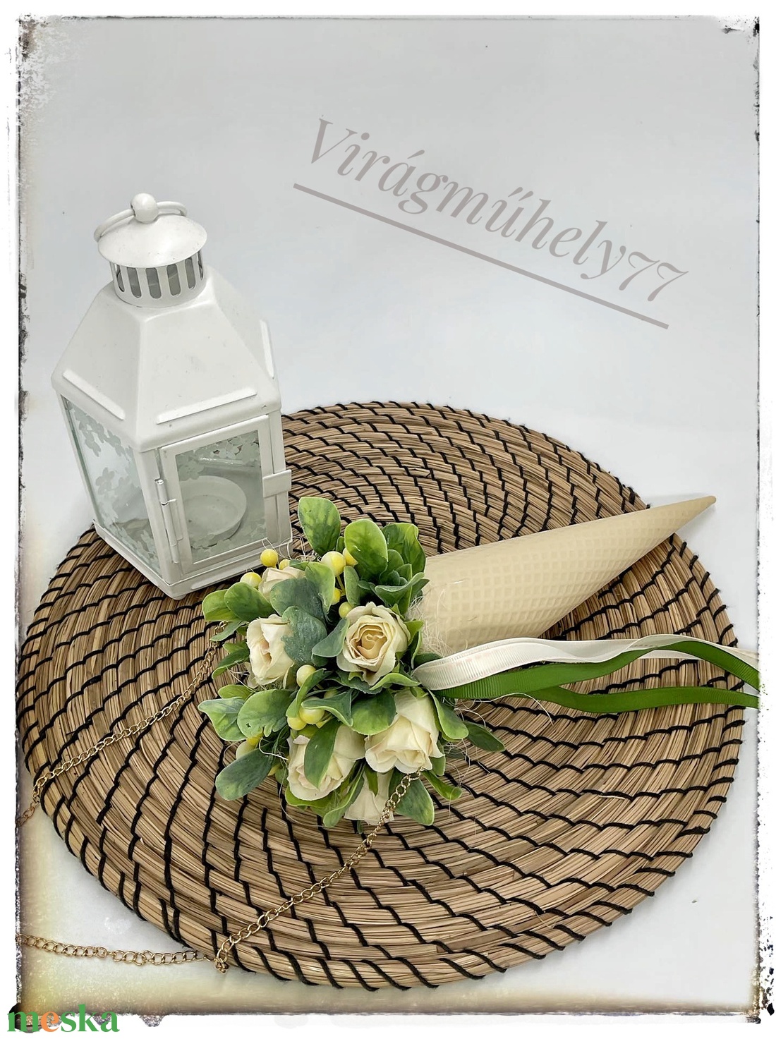 Ballagási virágtölcsér - otthon & életmód - dekoráció - Meska.hu