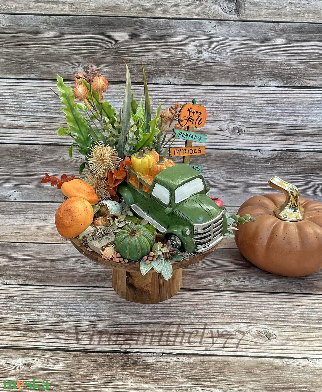 Pumpkins szüret 2. - otthon & életmód - dekoráció - asztal és polc dekoráció - asztaldísz - Meska.hu