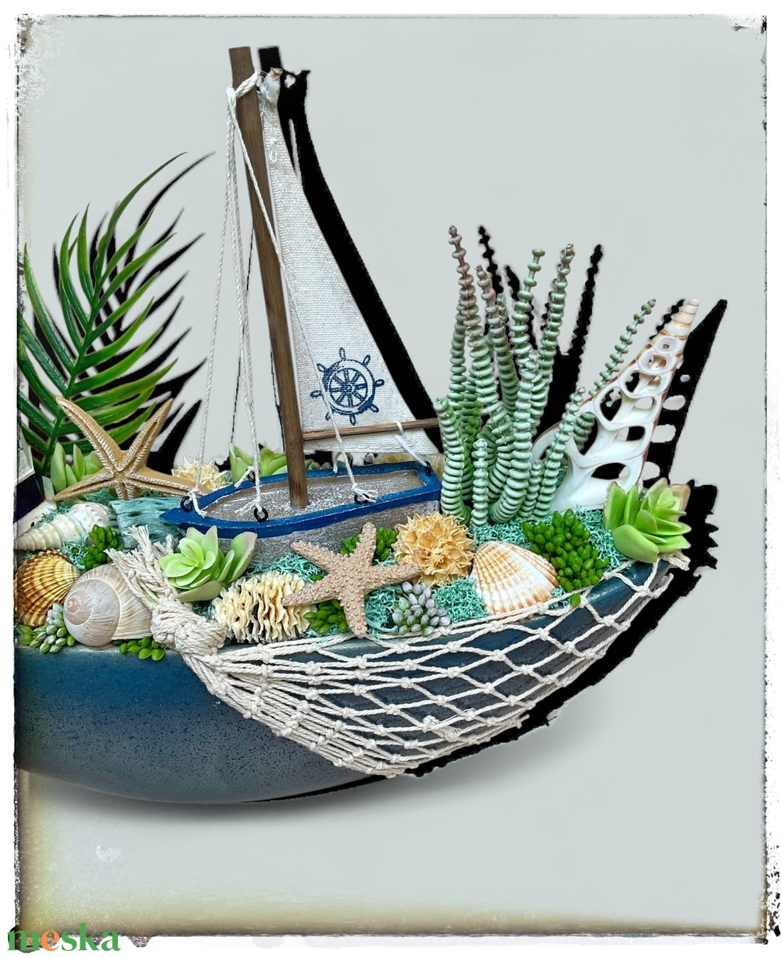 Tengerparti világítótorony asztaldísz, ledes - otthon & életmód - dekoráció - asztal és polc dekoráció - asztaldísz - Meska.hu