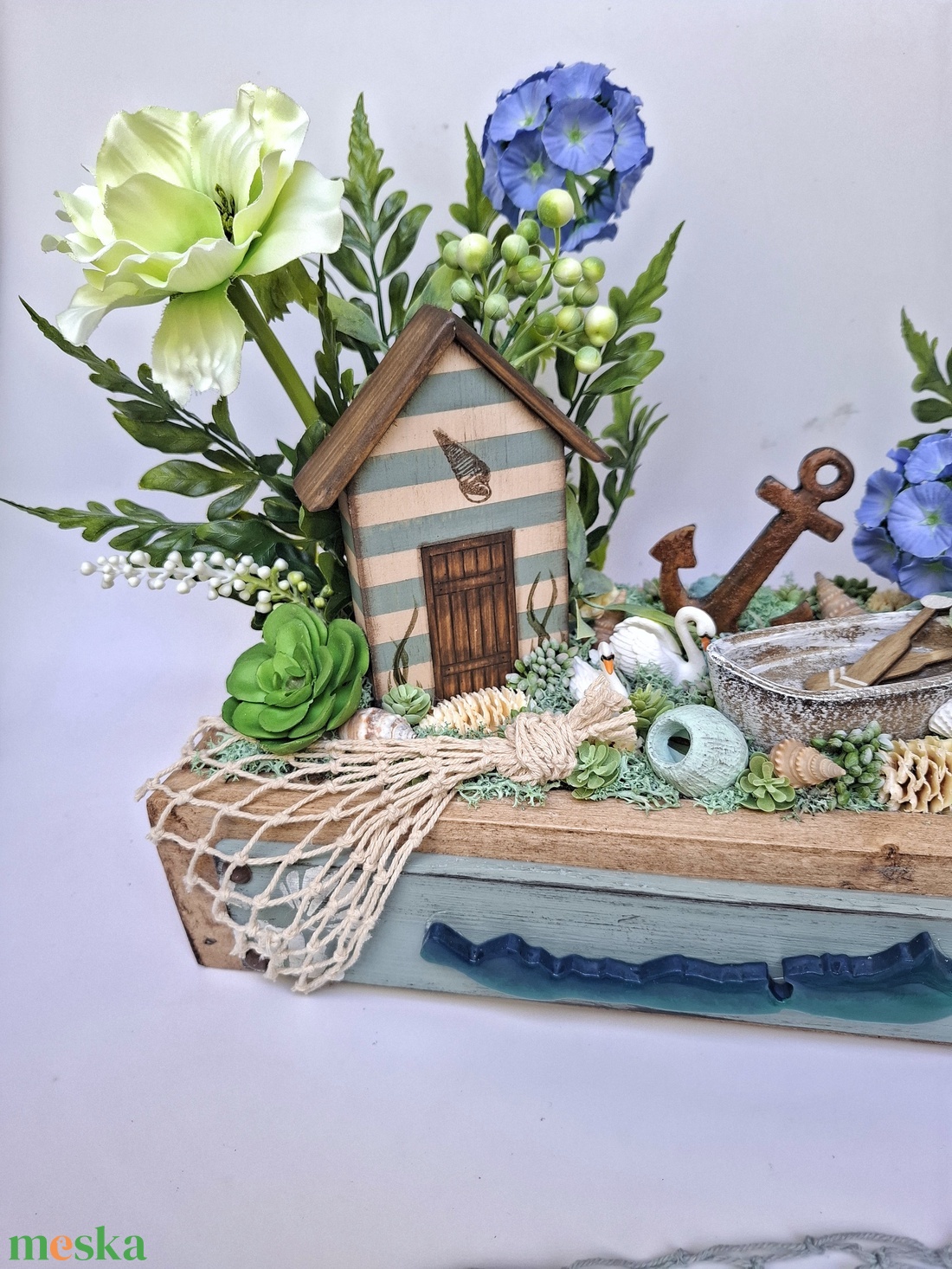 Balatoni asztaldísz  - otthon & életmód - dekoráció - asztal és polc dekoráció - asztaldísz - Meska.hu