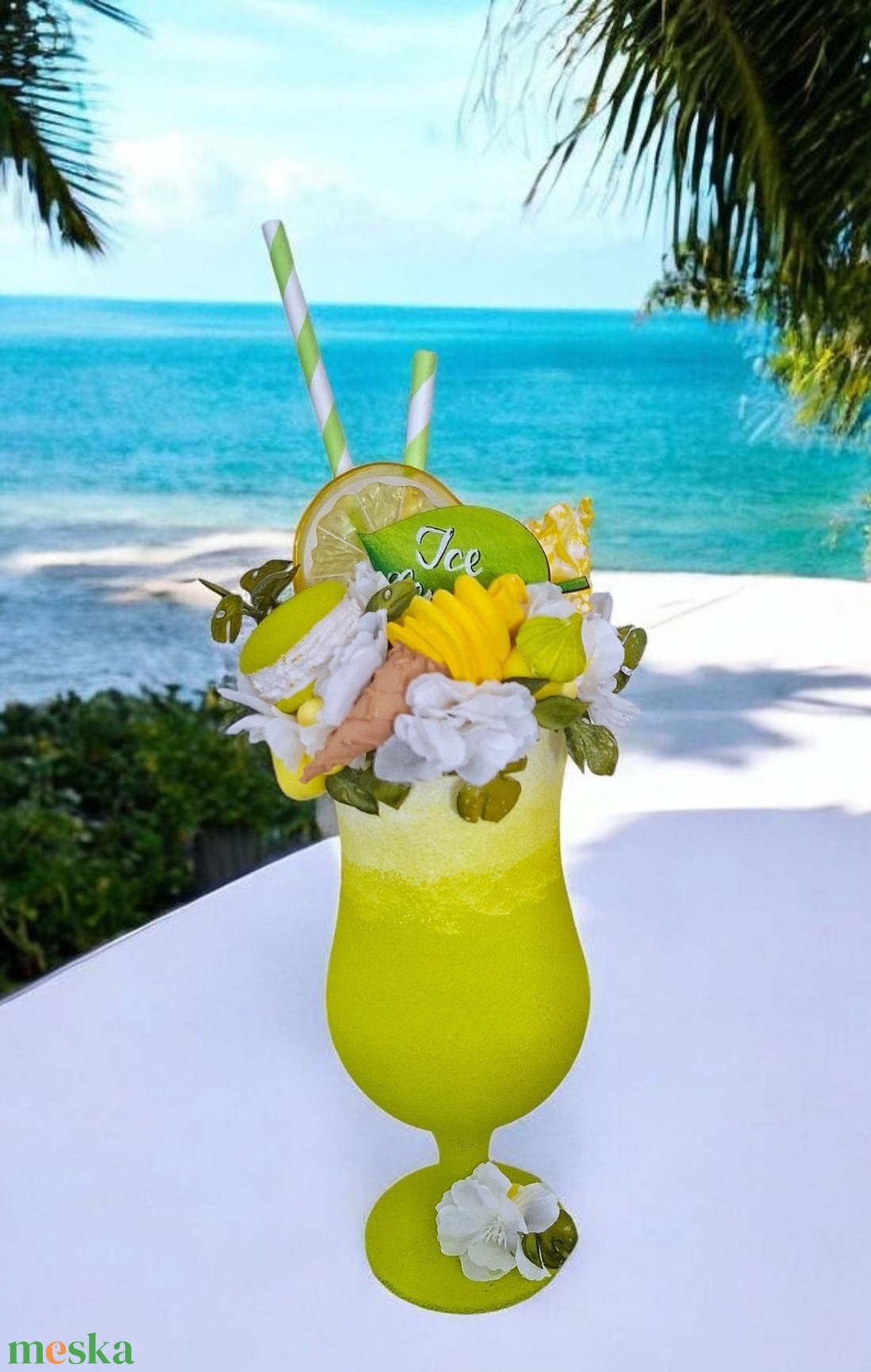 Akció!Limonádé kehely lime színben - otthon & életmód - dekoráció - asztal és polc dekoráció - asztaldísz - Meska.hu Akció!Limonádé kehely lime színben - otthon & életmód - dekoráció - asztal és polc dekoráció - asztaldísz - Meska.hu