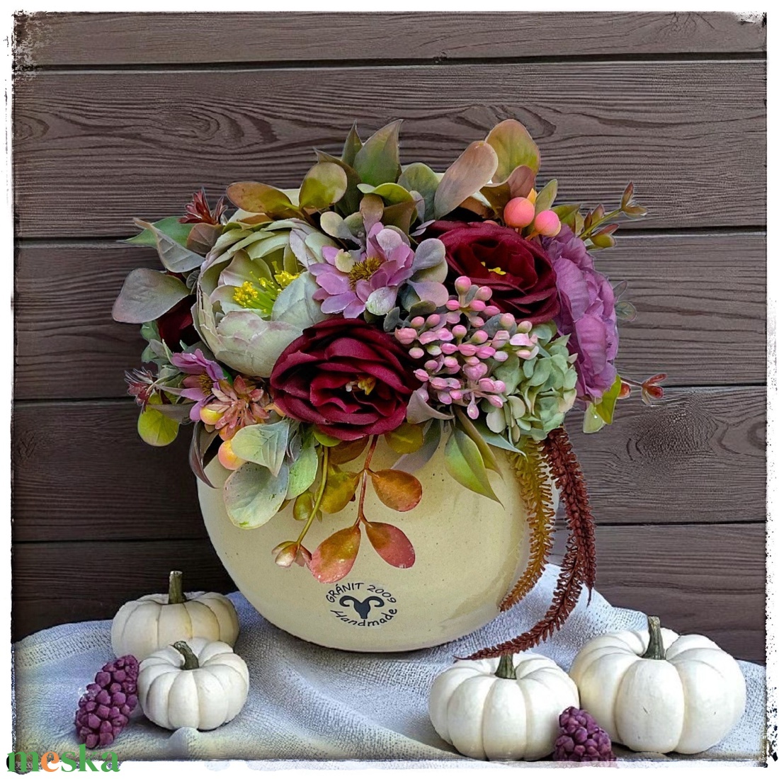 Őszi díszített kerámia tök 20cm x 20cm - otthon & életmód - dekoráció - asztal és polc dekoráció - asztaldísz - Meska.hu Őszi díszített kerámia tök 20cm x 20cm - otthon & életmód - dekoráció - asztal és polc dekoráció - asztaldísz - Meska.hu