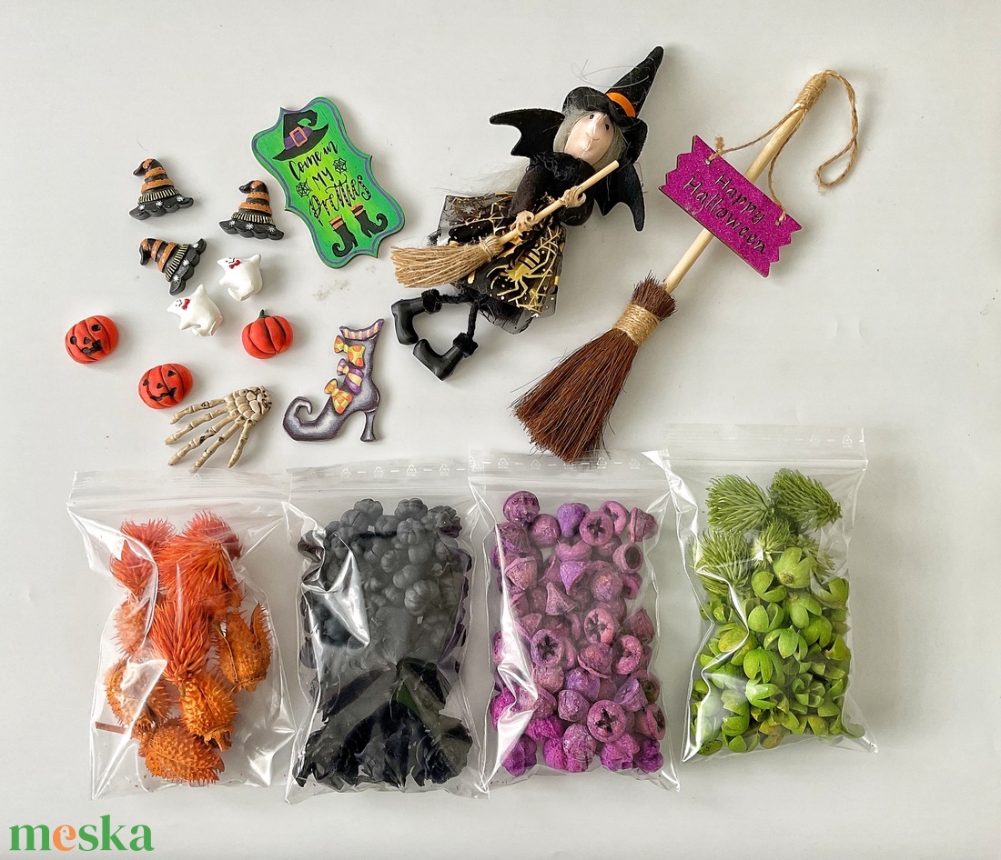 Halloweeen boszis alkotói csomag - otthon & életmód - dekoráció - halloween - halloweeni dekoráció - Meska.hu Halloweeen boszis alkotói csomag - otthon & életmód - dekoráció - halloween - halloweeni dekoráció - Meska.hu