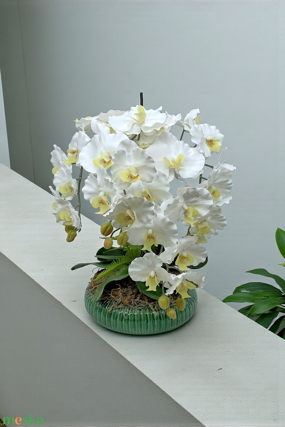 Exkluzív Orchidea asztaldísz  - otthon & életmód - virágdekoráció - virágdíszek - asztali virágdísz - Meska.hu