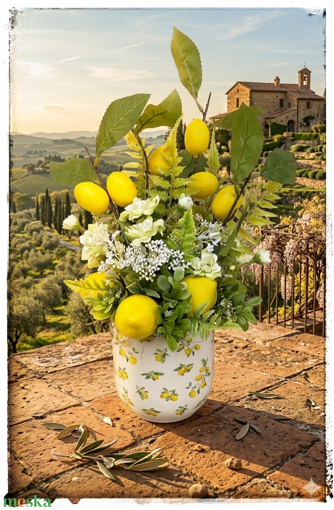 Citrus asztaldísz - otthon & életmód - dekoráció - asztal és polc dekoráció - asztaldísz - Meska.hu