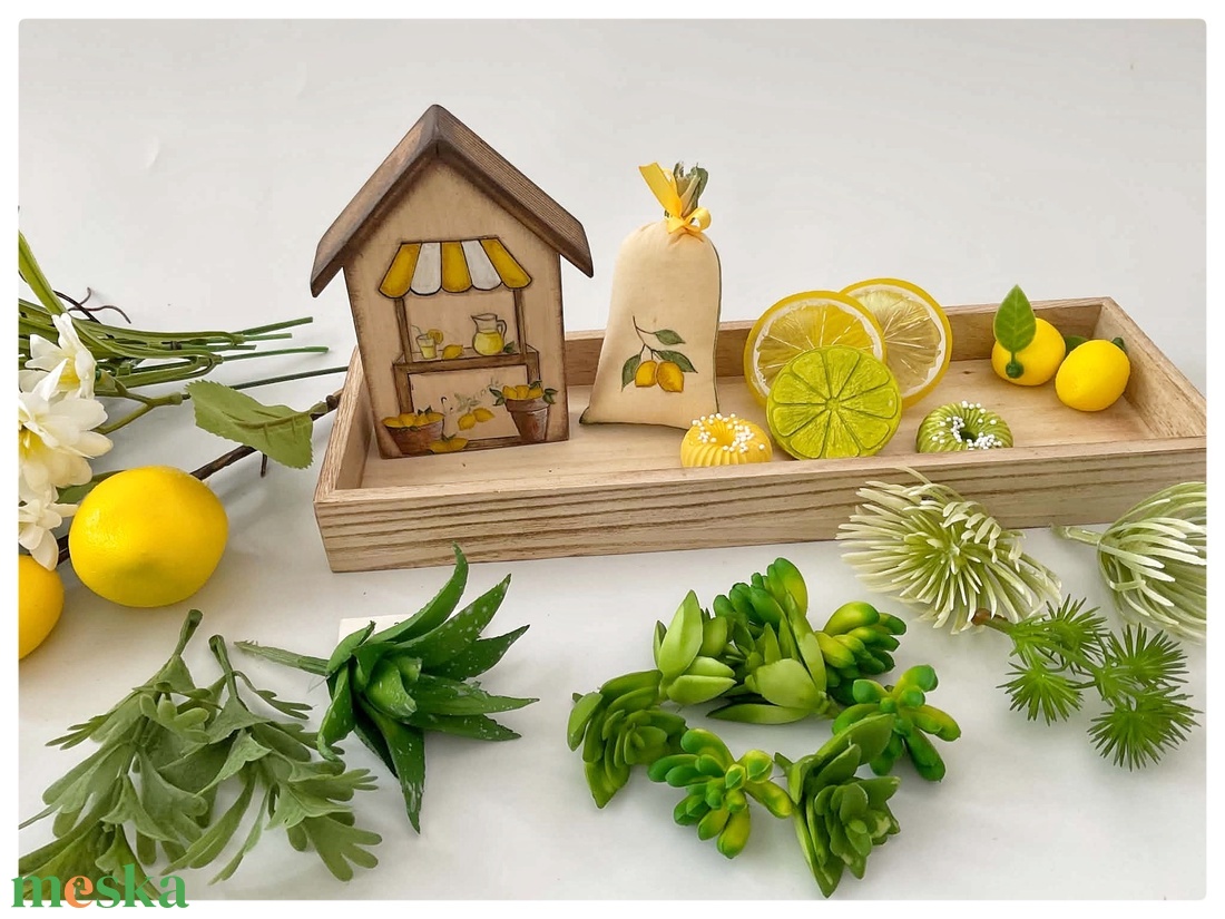 Citromos házikós alkotói - DIY box - diy (csináld magad) - egységcsomag - Meska.hu