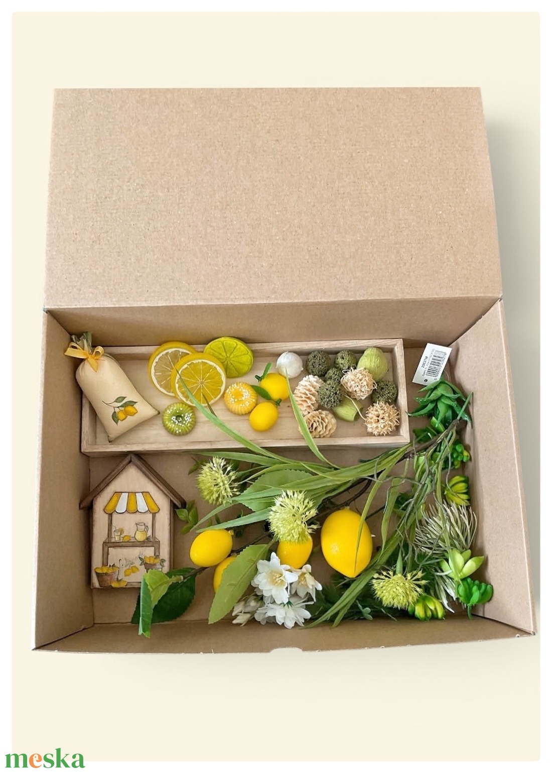 Citromos házikós alkotói - DIY box - diy (csináld magad) - egységcsomag - Meska.hu
