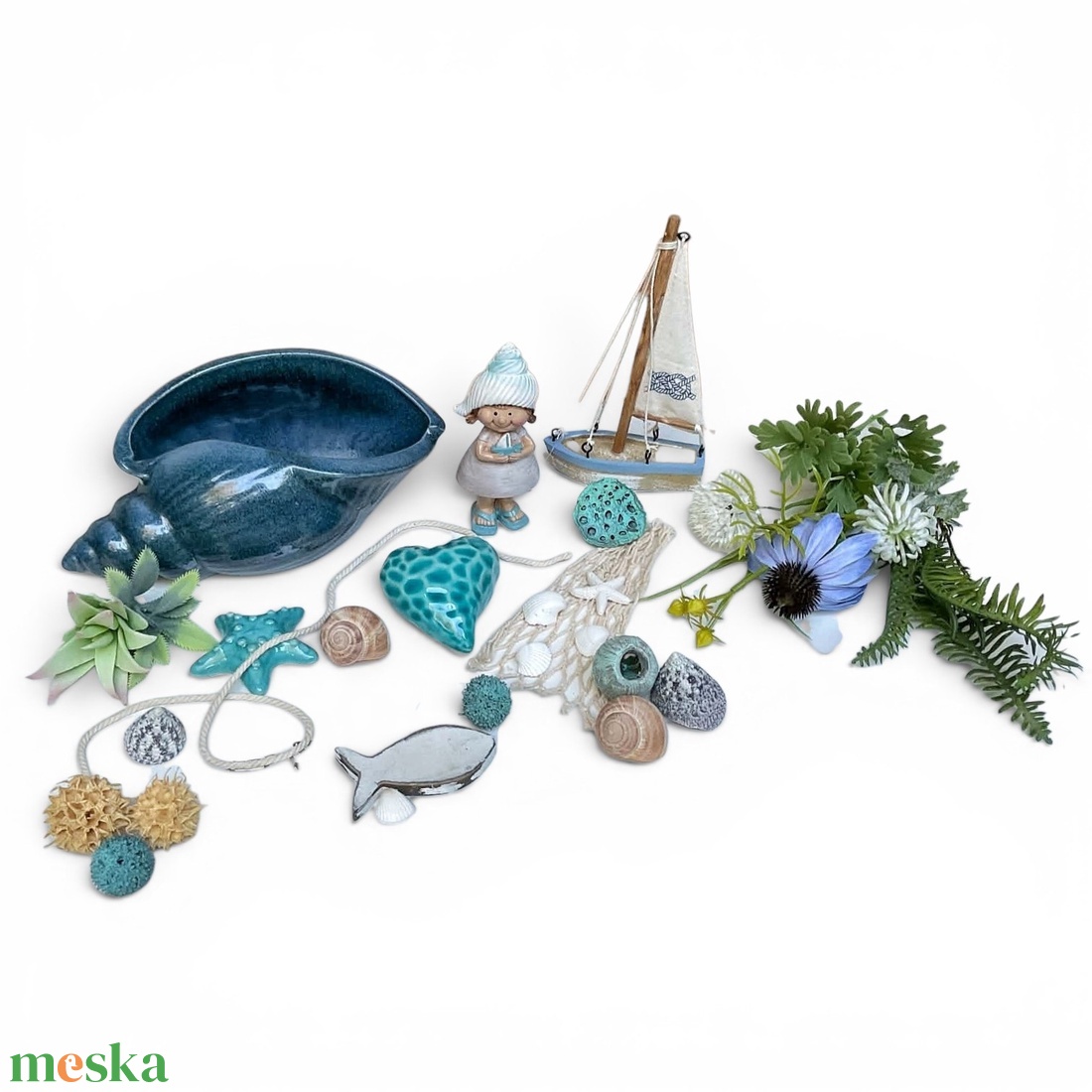 DIY BOX � Tengerparti csiga tálas alkotói csomag - diy (csináld magad) - egységcsomag - Meska.hu