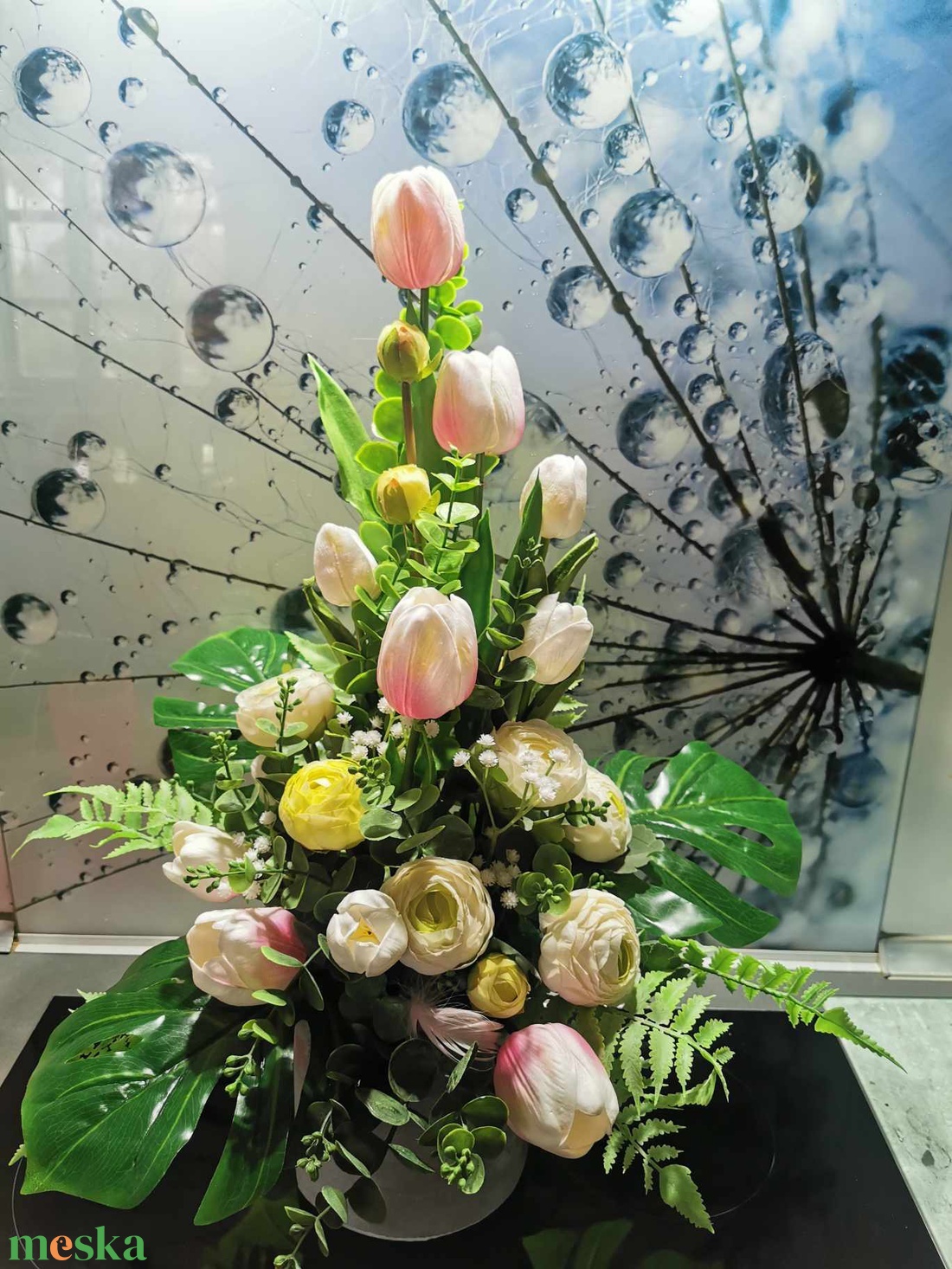 Álló, tulipános asztali dísz - otthon & életmód - dekoráció - asztal és polc dekoráció - asztaldísz - Meska.hu Álló, tulipános asztali dísz - otthon & életmód - dekoráció - asztal és polc dekoráció - asztaldísz - Meska.hu