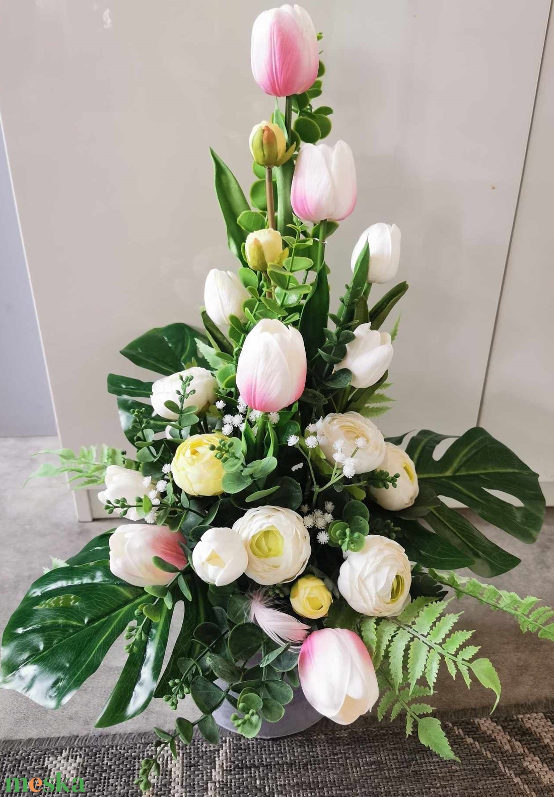 Álló, tulipános asztali dísz - otthon & életmód - dekoráció - asztal és polc dekoráció - asztaldísz - Meska.hu Álló, tulipános asztali dísz - otthon & életmód - dekoráció - asztal és polc dekoráció - asztaldísz - Meska.hu