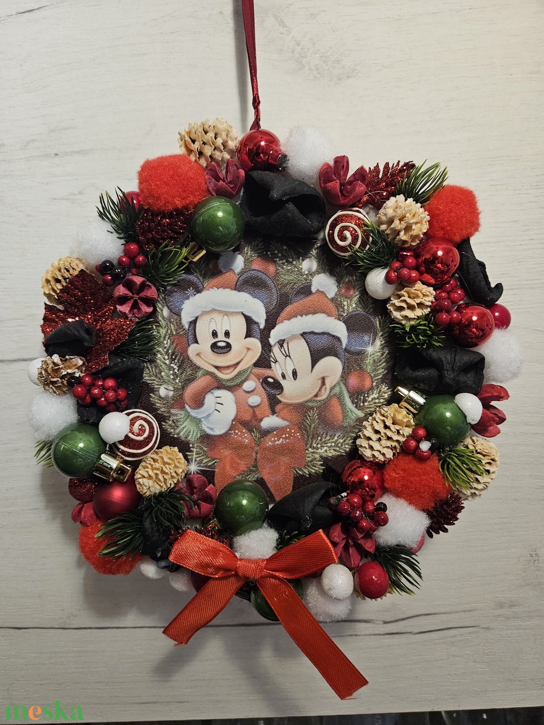 Mickey Minnie ajtódísz  - otthon & életmód - dekoráció - ajtó- és ablak dekoráció - ajtódísz & kopogtató - Meska.hu