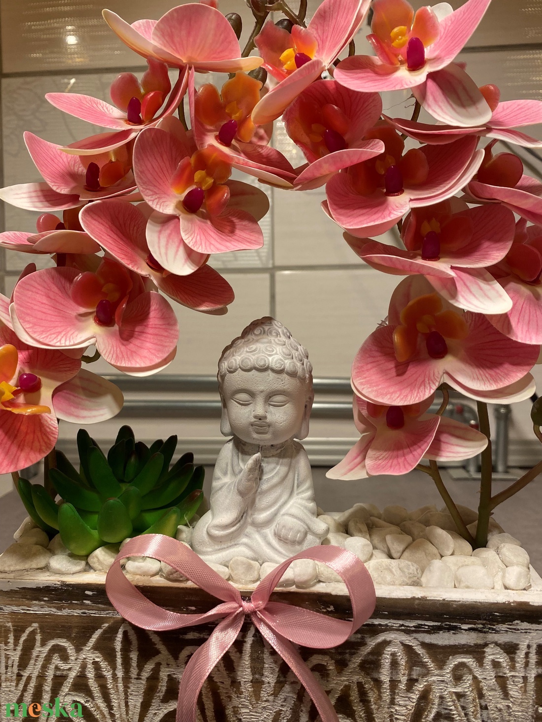 Buddha az orchidea virágok között virágbox, asztaldísz, anyák napja - otthon & életmód - dekoráció - asztal és polc dekoráció - asztaldísz - Meska.hu Buddha az orchidea virágok között virágbox, asztaldísz, anyák napja - otthon & életmód - dekoráció - asztal és polc dekoráció - asztaldísz - Meska.hu