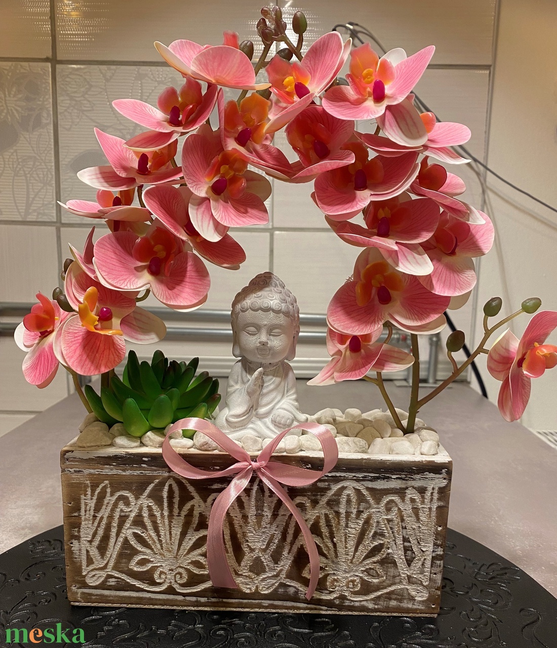 Buddha az orchidea virágok között virágbox, asztaldísz, anyák napja - otthon & életmód - dekoráció - asztal és polc dekoráció - asztaldísz - Meska.hu Buddha az orchidea virágok között virágbox, asztaldísz, anyák napja - otthon & életmód - dekoráció - asztal és polc dekoráció - asztaldísz - Meska.hu