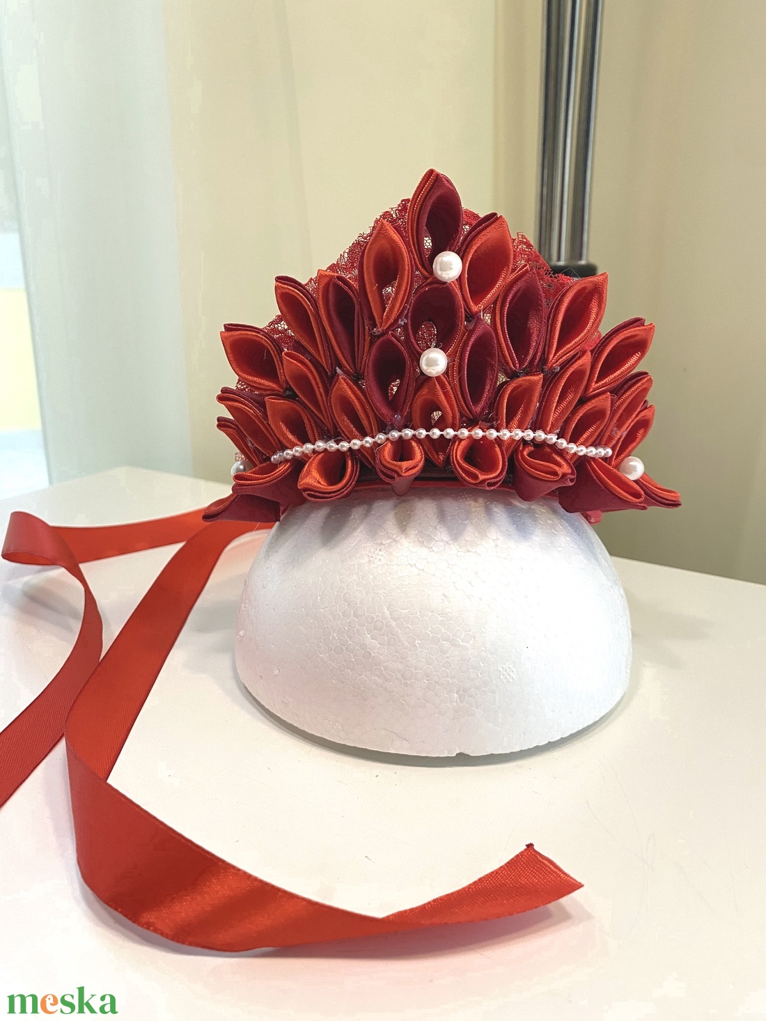 Menyecske Tiara, fejdísz, fejpánt - esküvő - hajdísz - fejkoszorú - Meska.hu Menyecske Tiara, fejdísz, fejpánt - esküvő - hajdísz - fejkoszorú - Meska.hu