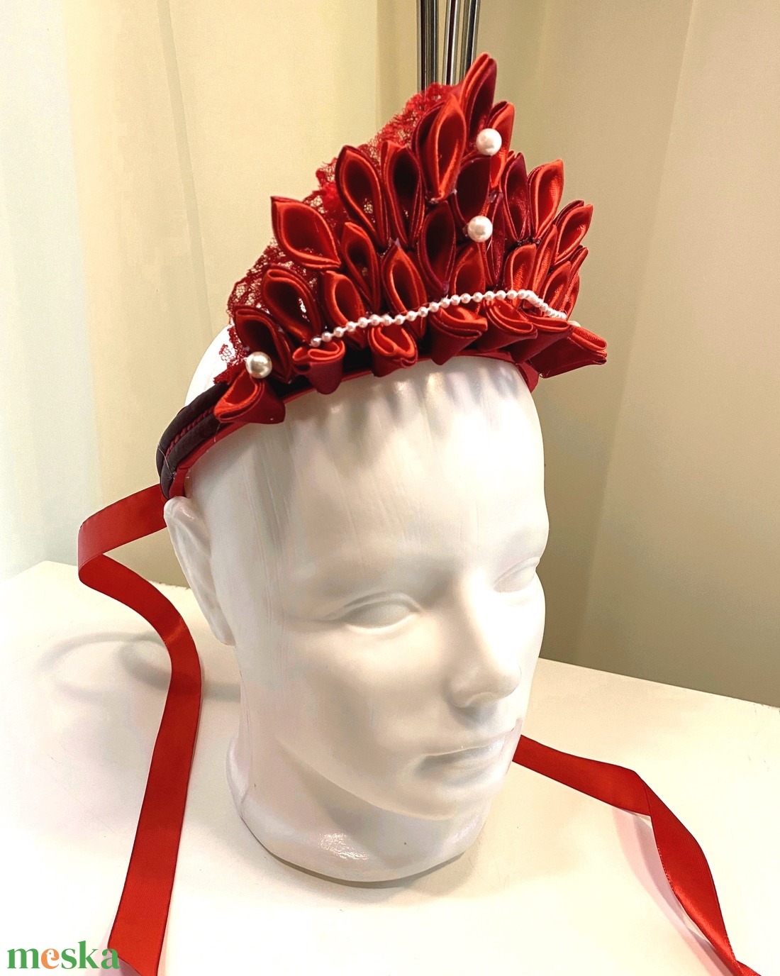 Menyecske Tiara, fejdísz, fejpánt - esküvő - hajdísz - fejkoszorú - Meska.hu Menyecske Tiara, fejdísz, fejpánt - esküvő - hajdísz - fejkoszorú - Meska.hu