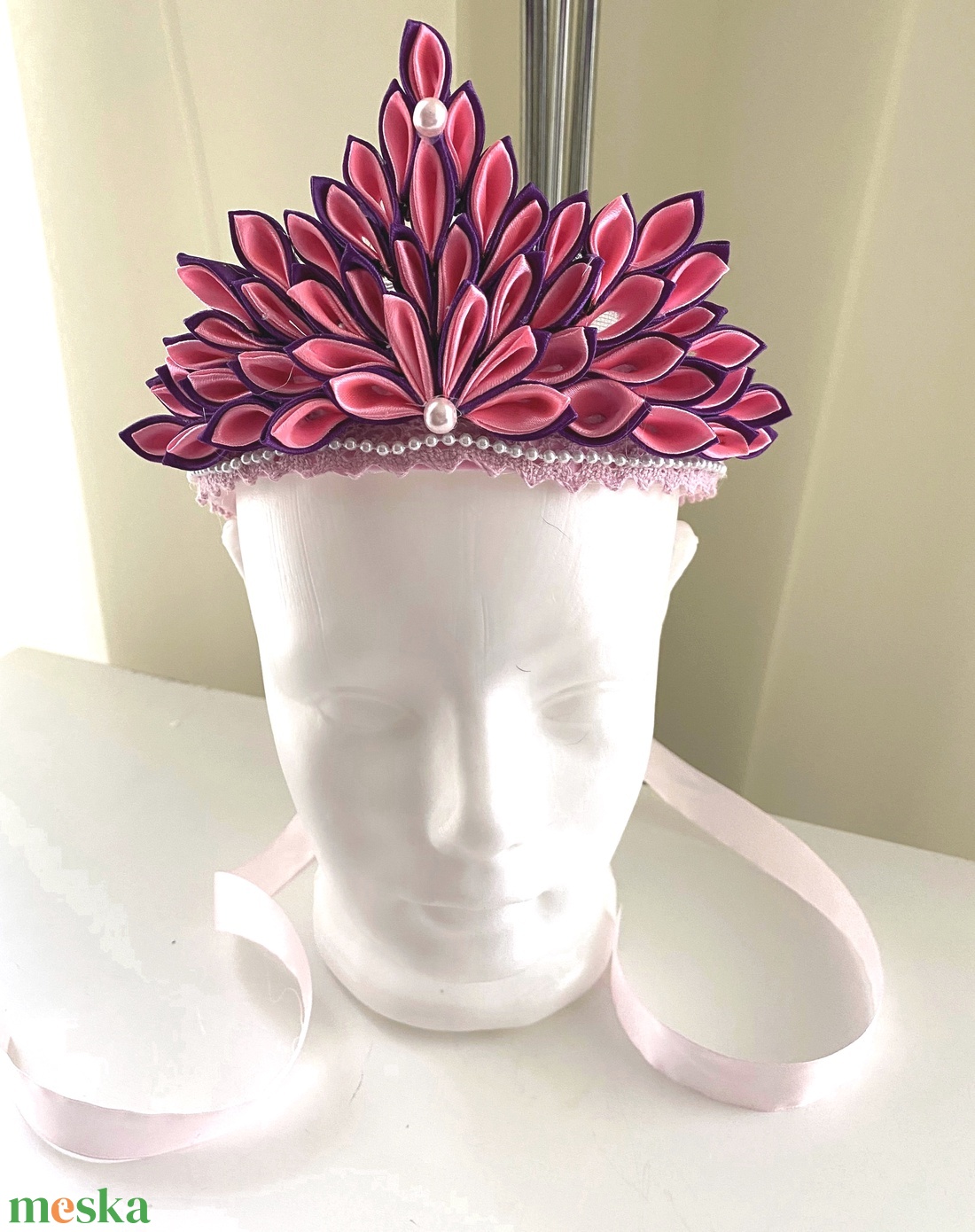 Menyecske Tiara, fejdísz, fejpánt - esküvő - hajdísz - fejkoszorú - Meska.hu Menyecske Tiara, fejdísz, fejpánt - esküvő - hajdísz - fejkoszorú - Meska.hu