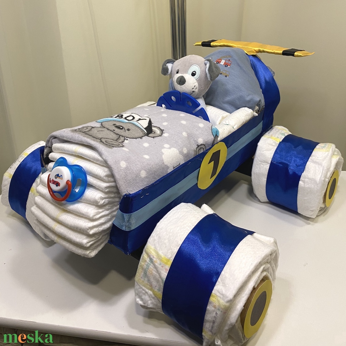 Autó pelenkatorta, pelenkatorony, babaváró csomag - játék & sport - Meska.hu